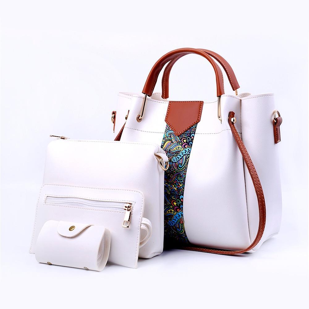 *Product Name*: 4 Pcs Beautiful PU Leather Shoulder Bag