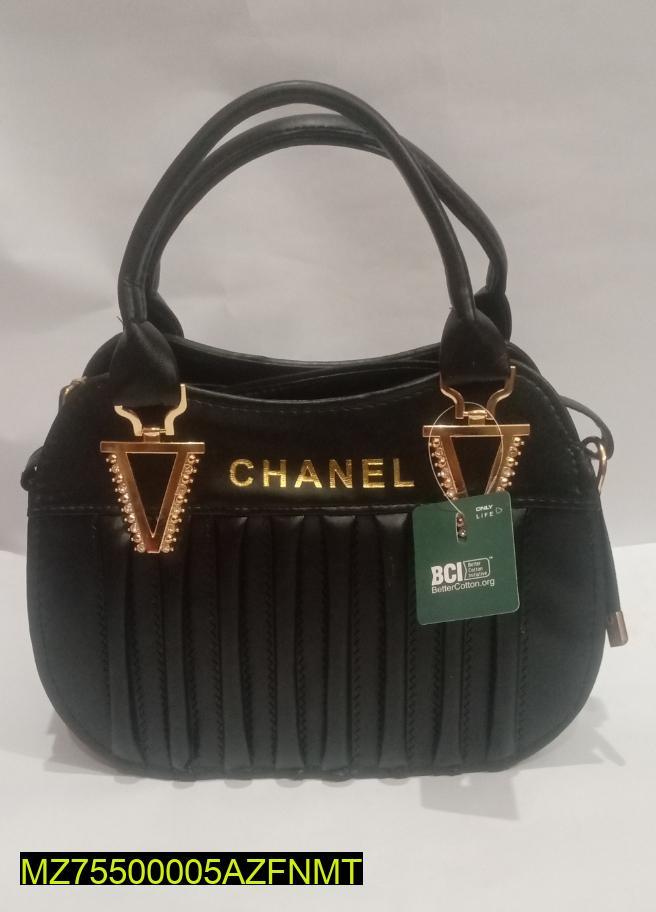 Leather Plain Hand Bag