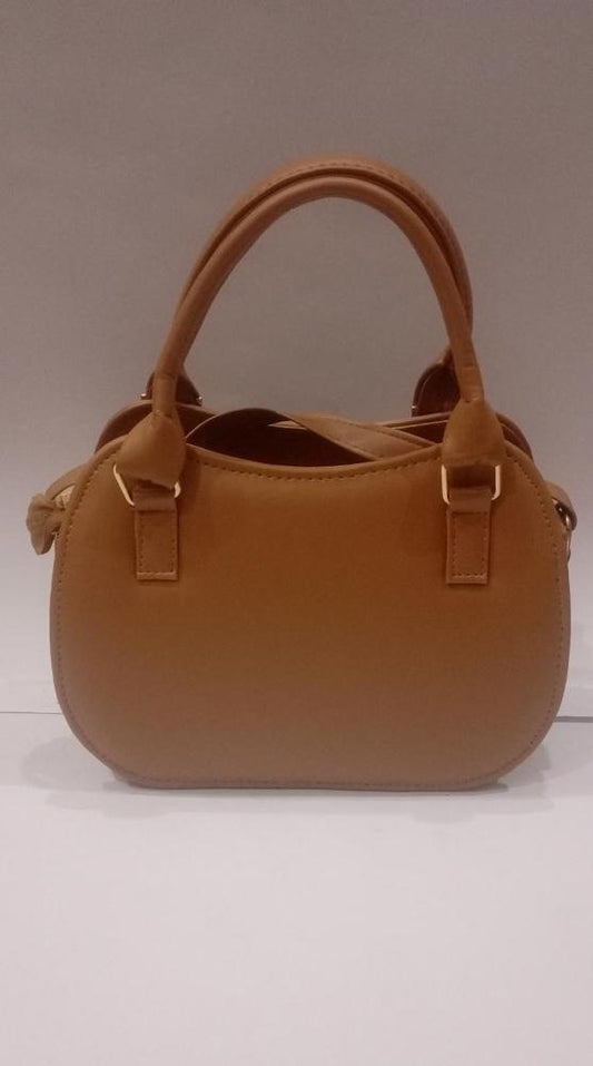 Leather Plain Hand Bag