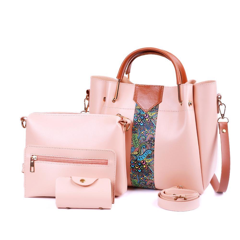 *Product Name*: 4 Pcs Beautiful PU Leather Shoulder Bag